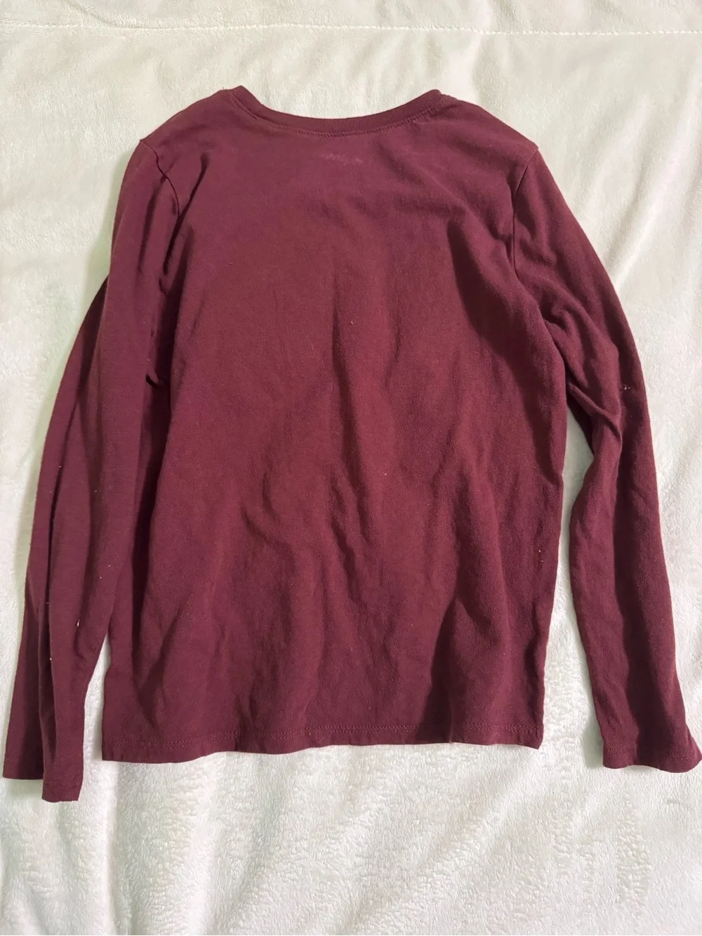 The Children's Place Burgundy Long-Sleeve 'Tis The Season Tee